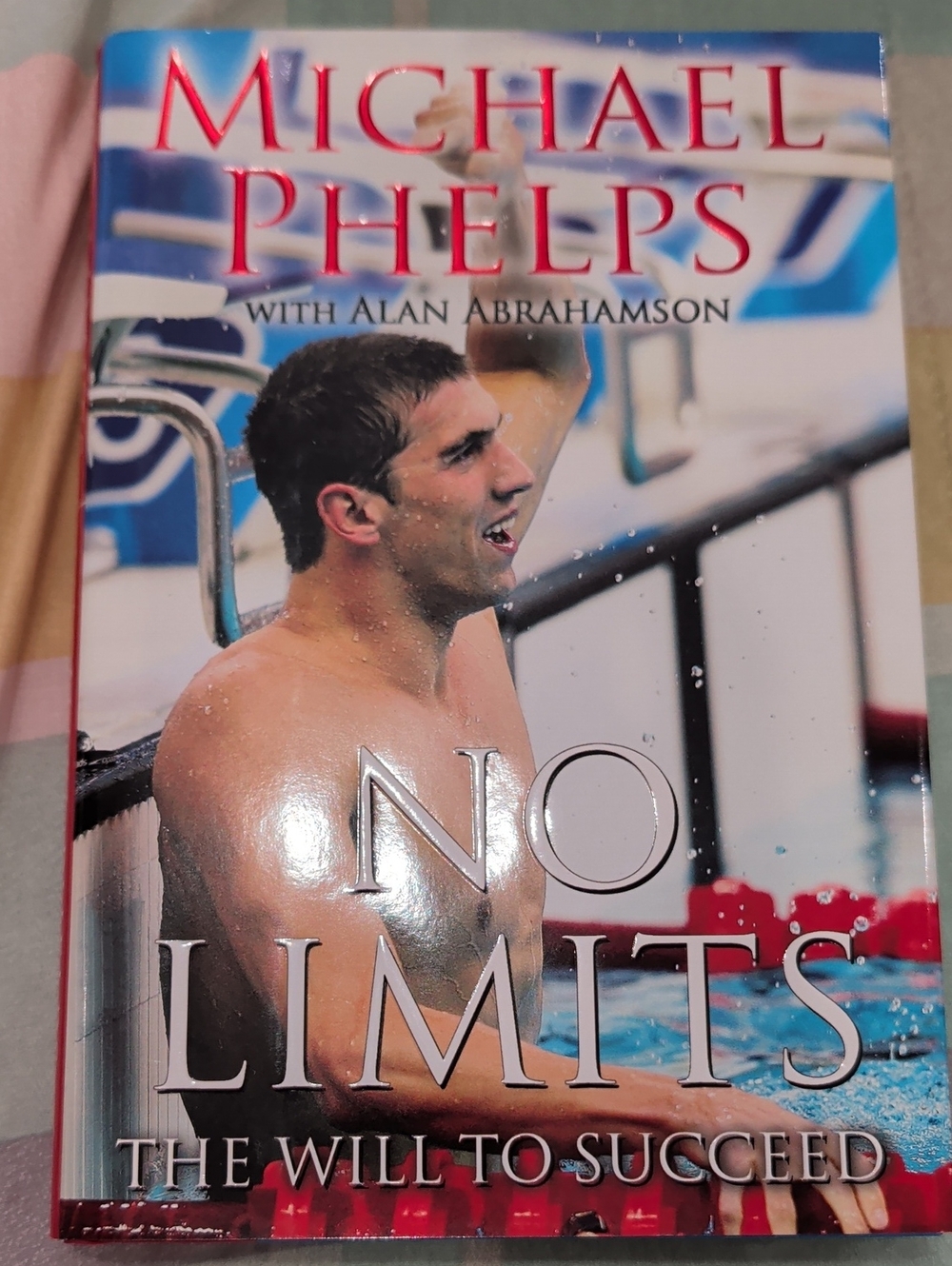 Signed 1st Edition Unused Book: No Limits - Michael Phelps.